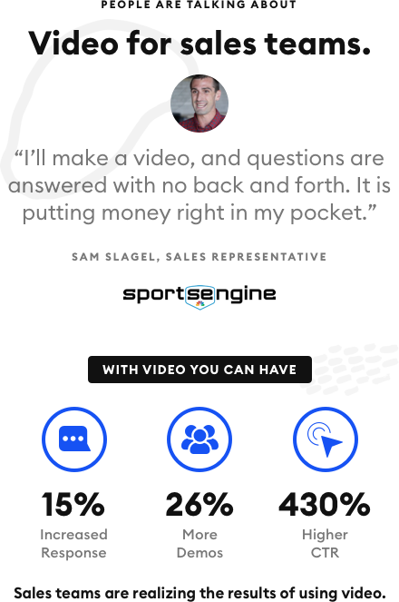 Video in sales is your team’s secret weapon | VidGrid